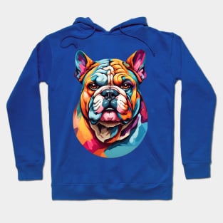 Multicolor Bulldog Hoodie